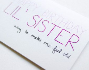 happy birthday younger sister quotes