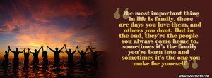 Family Picture Quotes The Most Important Thing
