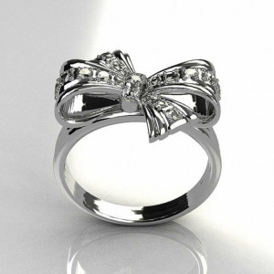 Tiffany's bow ring. I want this!