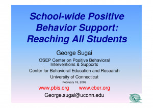 School Wide Positive Behavior Support Reaching All Students picture