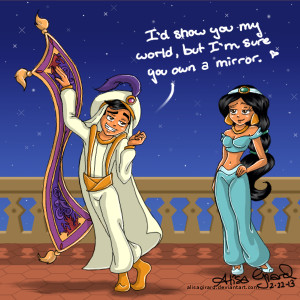 Disney: Aladdin pick up line by alisagirard
