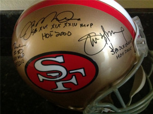... 49ers proline helmet holos steve young san francisco 49ers autographed
