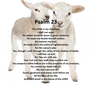 Back > Quotes For > Psalms 23 Bible Verses
