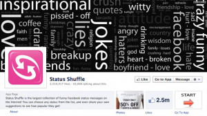 funny facebook quotes status shuffle