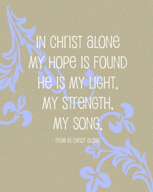 love Owl City's Adam Young's version of 'In Christ Alone'
