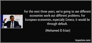 More Mohamed El-Erian Quotes