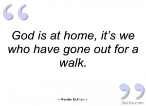 god is at home