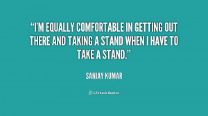 Taking a Stand Quotes