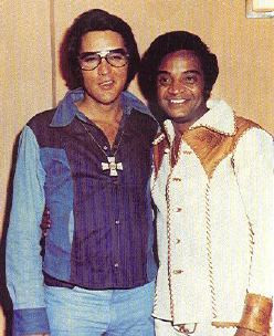 Elvis with Jackie Wilson, 1974