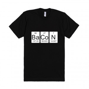 Funny T-Shirts Bacon Chemistry