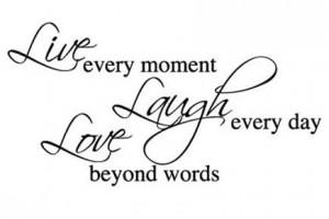 live love laugh quotes | Live Laugh Love Wall Sticker - Large - Motto ...