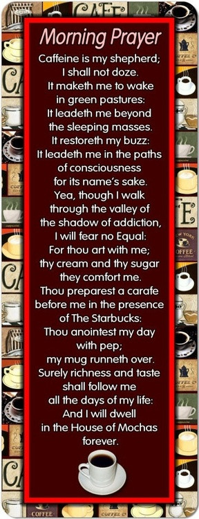 The Morning Coffee Prayer
