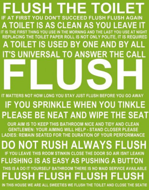 Flush the Toilet quotes and sayings FREE PRINTABLE