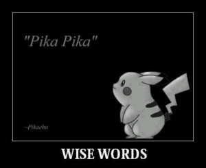 Pikachu quote