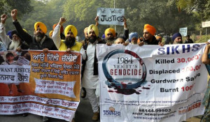 Sikhs protest in New Delhi demanding justice for the1984 riot victims ...