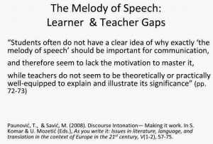 ... and Resources for Teaching the Pragmatic Functions of Intonation
