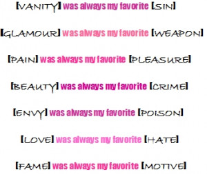 Attitude Quotes: I Was Always My Favourite…