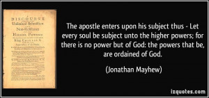 More Jonathan Mayhew Quotes