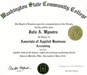 Business Associate Degree Diploma