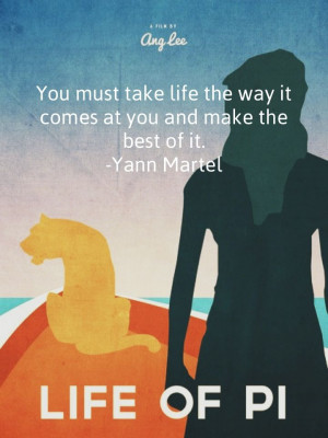 quotes by Yann Martel, Life of Pi.
