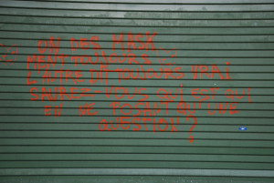 Brussels map of graffiti quotes