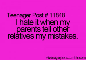 Funny Teenager Posts Quotes