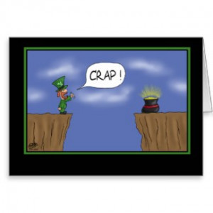 Funny St Patricks Day Card: So Close by nopolymon