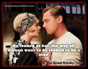 He looked at her the way all women want to be looked at by a man.