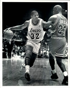 ... and Magic Johnson) are arguably the two best NBA players of all time