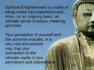 Spiritual Enlightenment.