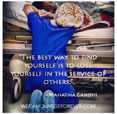want to be this nurse someday :) Even if the world may want to ...