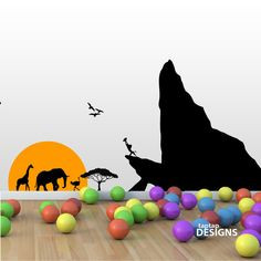 ... African Wall Decal by taptapdesigns, £21.99 Wall Decal, Lion King