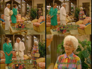 do I see Sophia Petrillo standing before me? Or did you all get Sophia ...