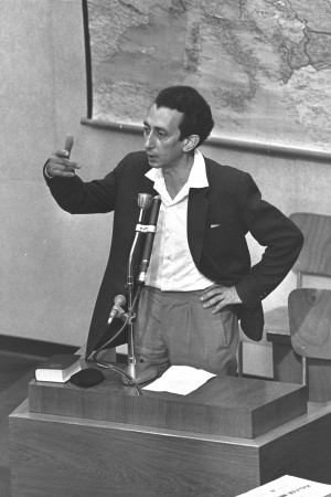 Abba Kovner beim Eichmann-Prozess (1961)