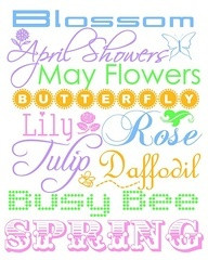 ... Showers May Flowers Butterfly Lily Rose Tulip Daffodil Busy Bee Spring