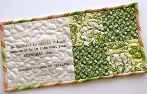 Mother Theresa quote inspirational mini by myfivelittlepeppers, $18.00