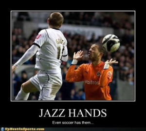 Funnies Soccer, Jazz Hands Evening, Hands Baby, Soccer Humor, Hands ...