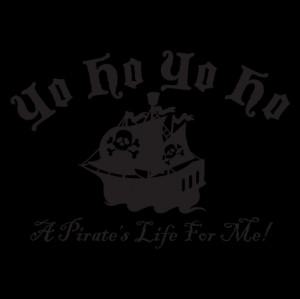 Yo Ho Yo Ho Pirate Wall Quotes™ Decal
