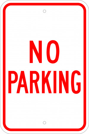 No Parking Sign Clip Art