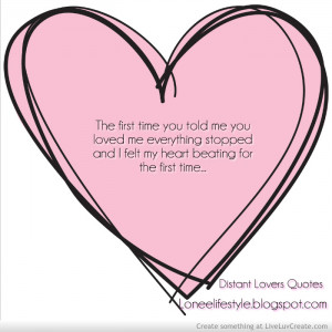 Distant Lovers Quotes