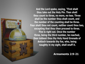 Monty Python and the Holy Hand GrenadeHoly Hands Grenade, Deviantart ...