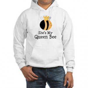 She's My Queen Bee Couples Hoodie