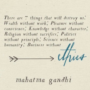 Ethics Quotes Tumblr Mahatma Gandhi Quotes On