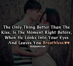 Kiss Quotes | Leaves You Breathless
