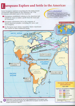 Latin America Map Spanish Empire