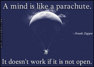 ... .Com - mind, parachute, work, open, intelligent, Frank Zappa
