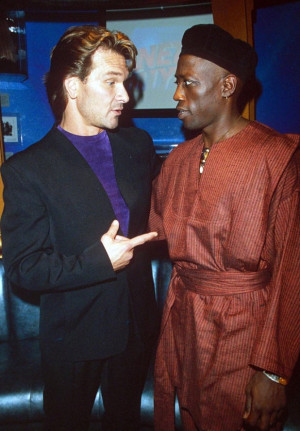... , CALIFORNIA, AMERICA - 1995PATRICK SWAYZE AND WESLEY SNIPES1995
