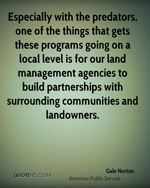 ... management agencies to build partnerships with surrounding communities