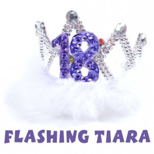 18th Birthday Flashing Tiara