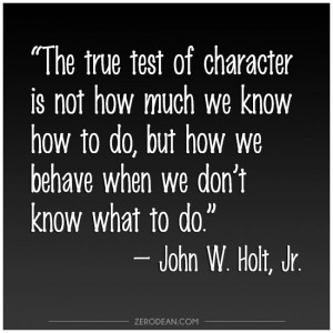 know how to do but how we behave when we don t know what to do john w ...
